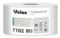 Туалетная бумага 1сл., Veiro Professional Basic, D190мм.,без перф.,12рул.х200м. T102 Туалетная бумага 1сл., Veiro Professional Basic, D190мм.,без перф.,12рул.х200м. T102